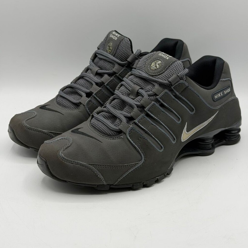Nike Shox NZ Dark Gray Men's Size 8.5 378341-059 Running Shoes